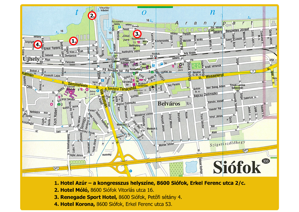 magyarország térkép siófok Siófok Részletes Térkép